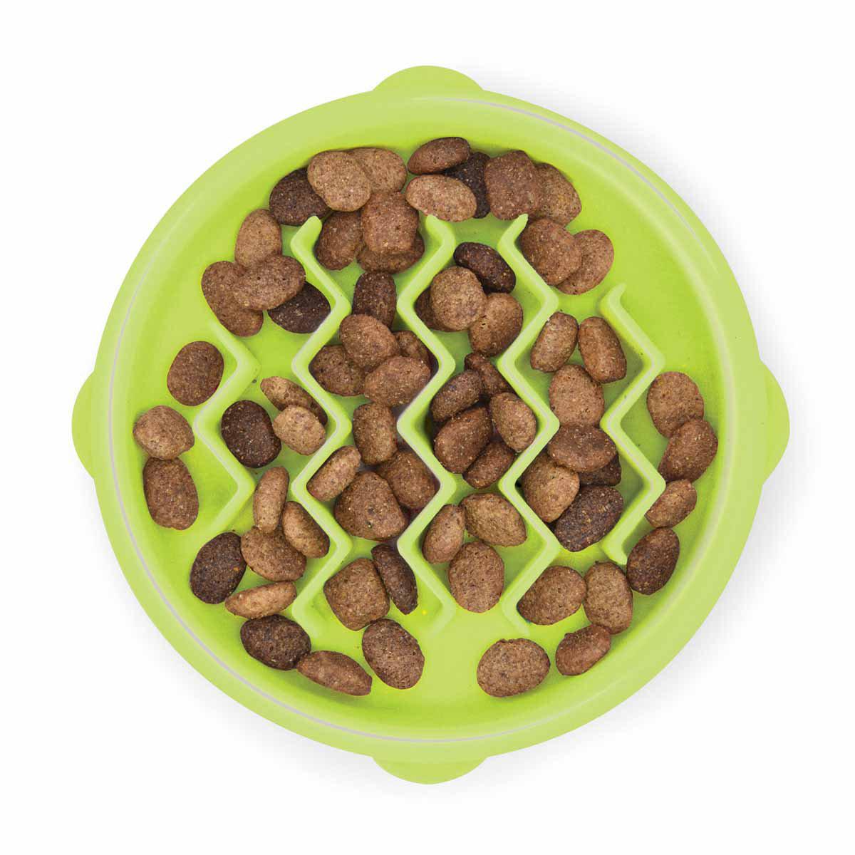 Petstages Kitty Slow Feeder Green 14 cm
