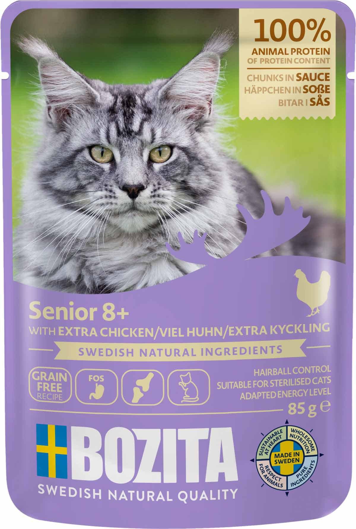 Bozita Feline Senior 8+ Extra Kyckling I Sås 85 g