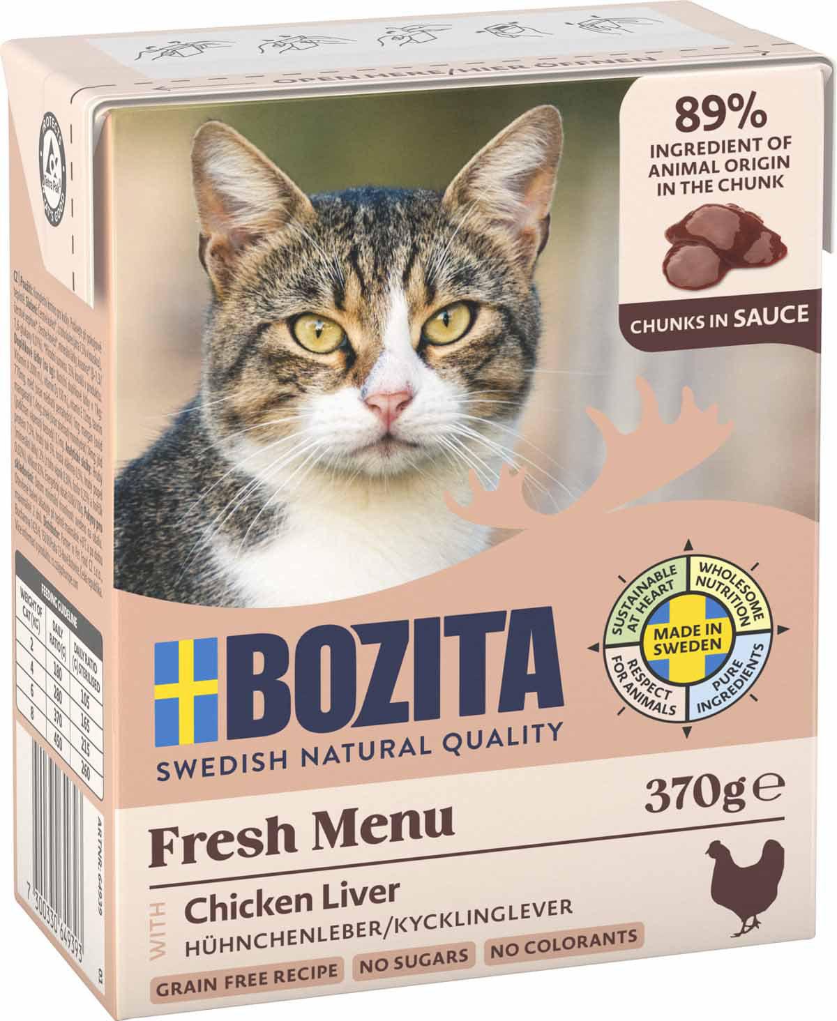 Bozita Cat Chicken Liver In Sauce 370 g