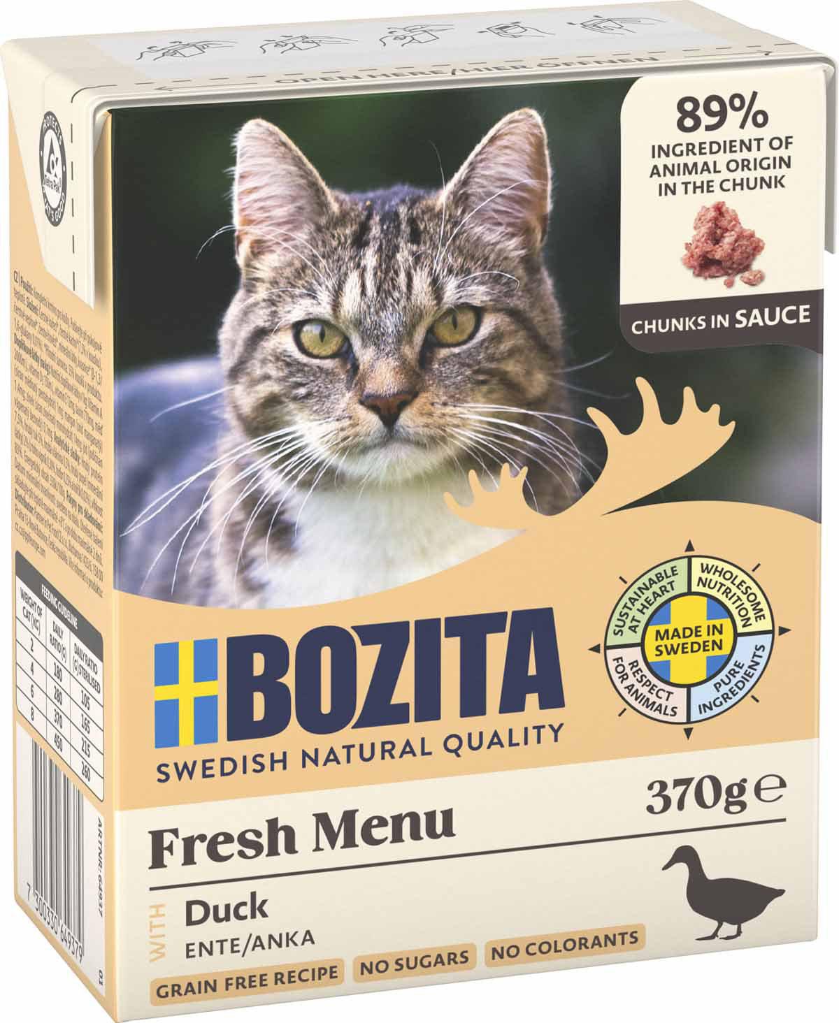 Bozita Cat Duck In Sauce