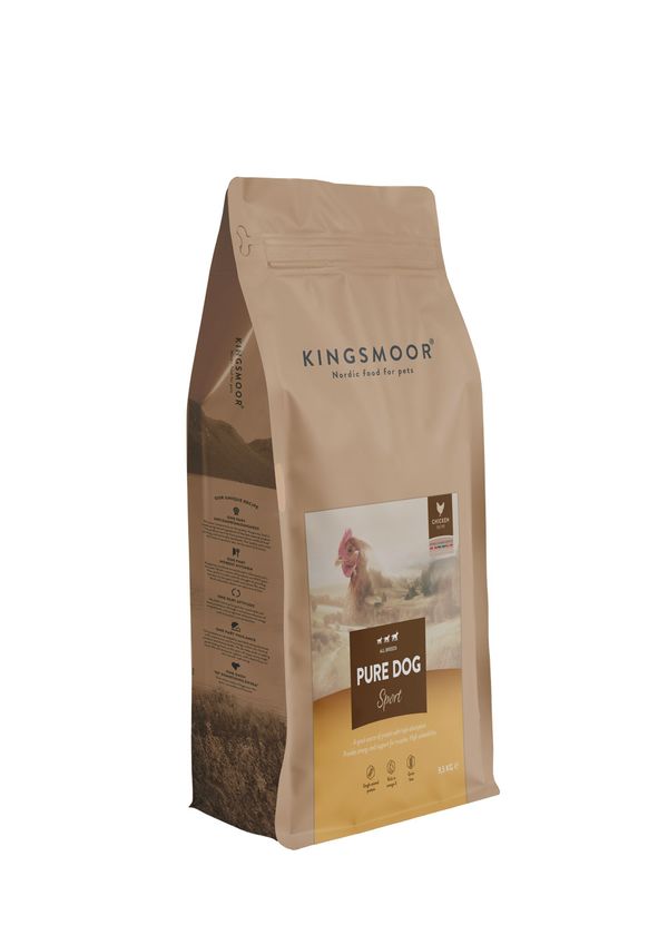 Kingsmoor Hundfoder Nordisk Kyckling Sport 9,5kg