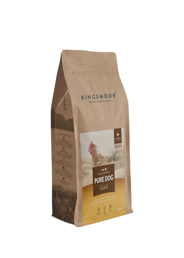 Kingsmoor Hundfoder Nordisk Kyckling Stor hund 2,5kg