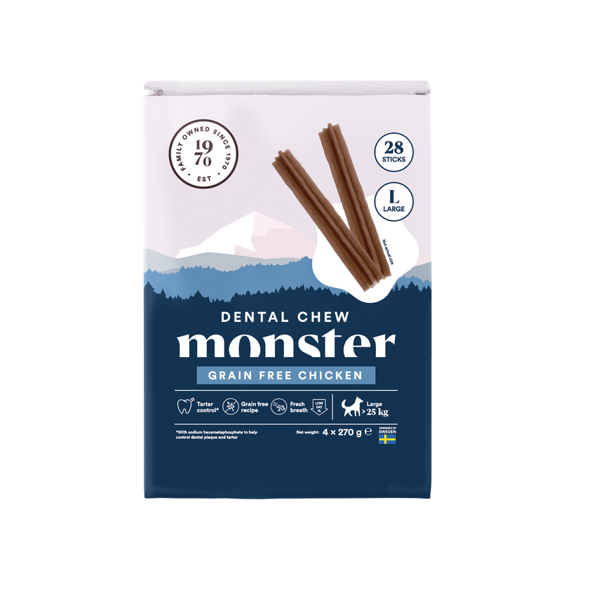 Monster Dog Dental Chew Grain Free Chicken