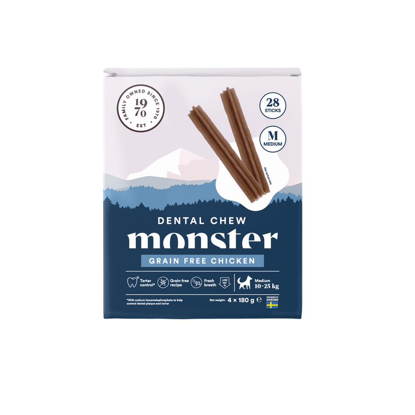 Monster Dog Dental Chew Grain Free Chicken