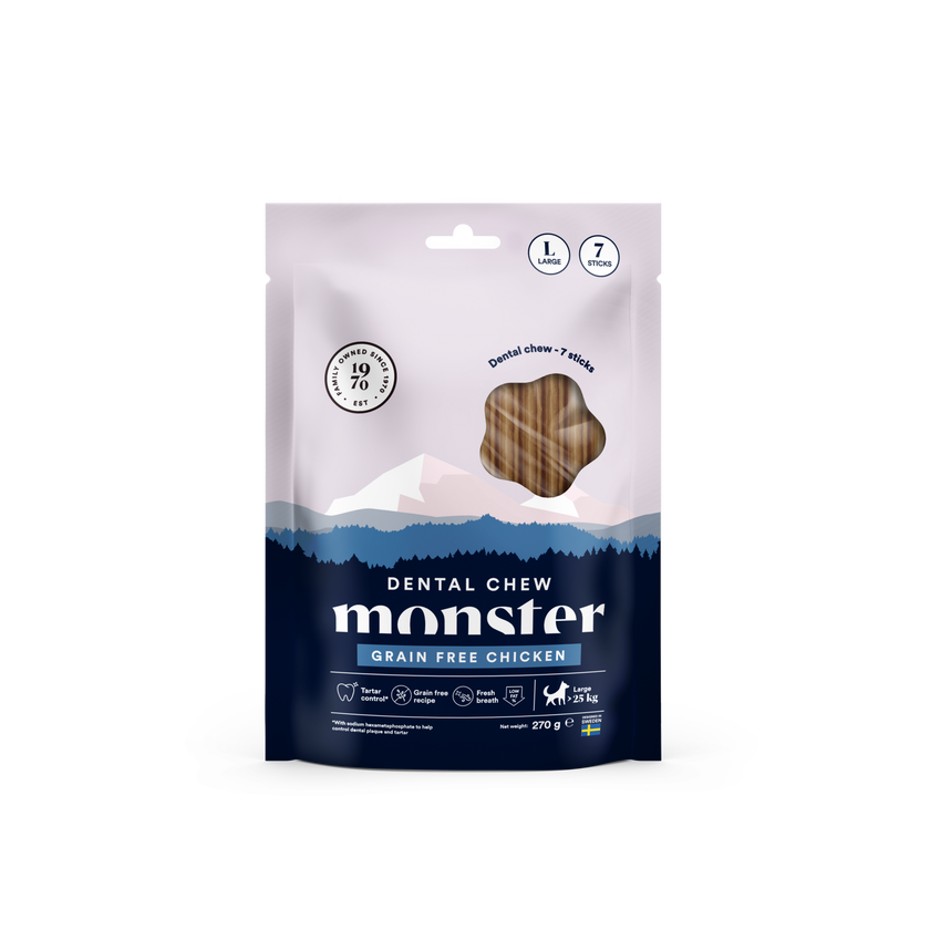 Monster Dog Dental Chew Grain Free Chicken