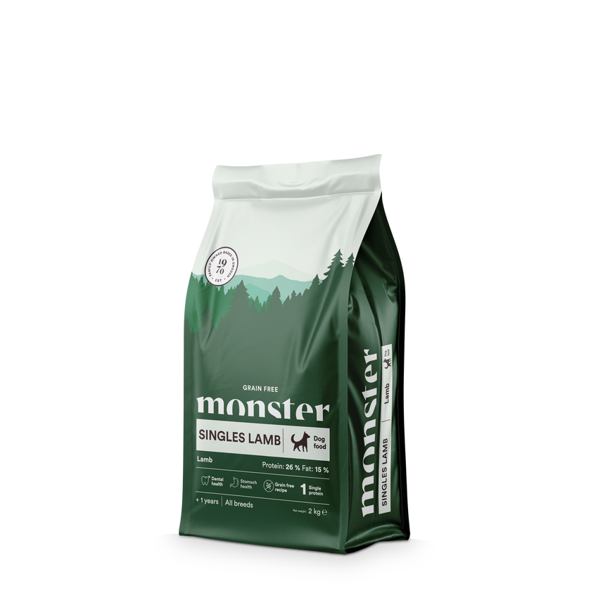 Monster Dog Grain Free Singles Lamb Small Bites