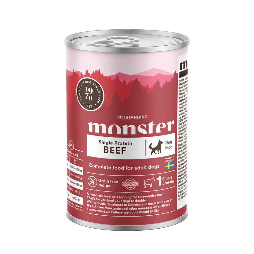 Monster Dog Single Protein Beef