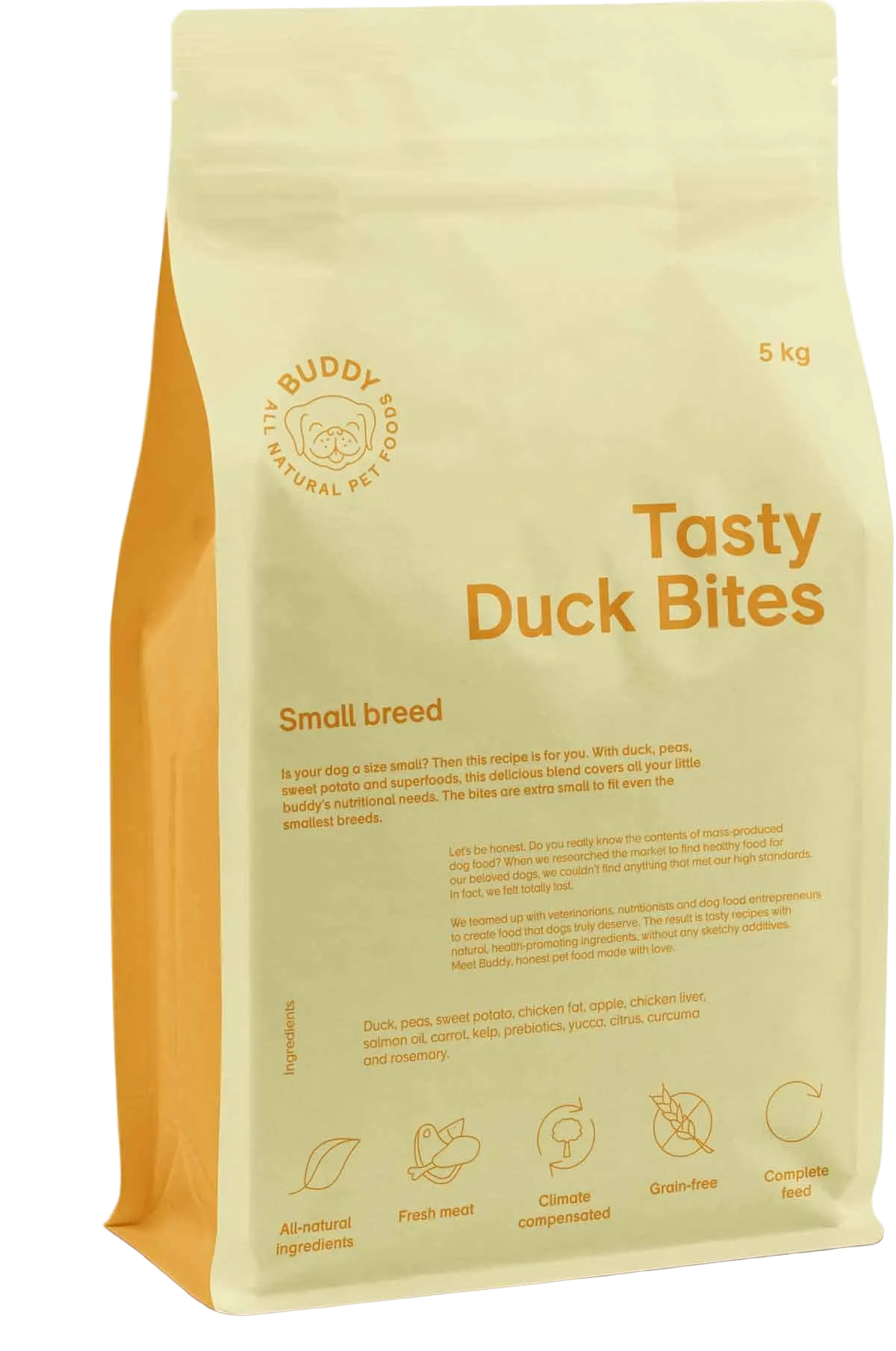 Buddy Tasty Duck Bites 5 kg