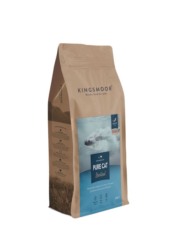 Kingsmoor Kattfoder Nordisk Vildfångad Fisk Steriliserad Katt 6kg