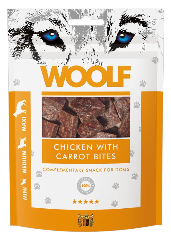 Woolf Chicken with Carrot Bites 100 g