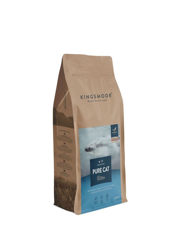 Kingsmoor Kattfoder Nordisk Vildfångad Fisk Kattunge 2,5kg