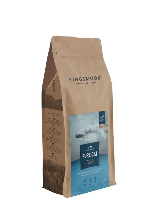 Kingsmoor Kattfoder Nordisk Vildfångad Fisk Vuxen Katt 2,5kg
