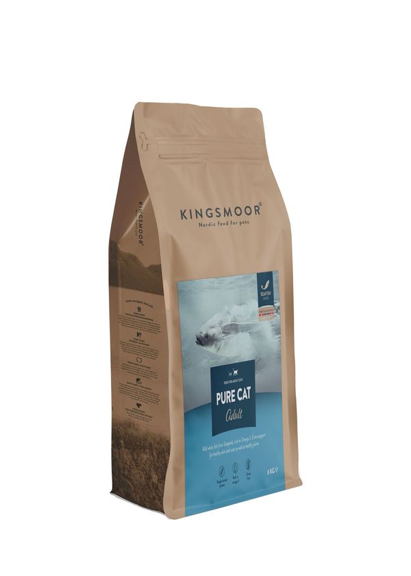 Kingsmoor Kattfoder Nordisk Vildfångad Fisk Vuxen Katt 6kg
