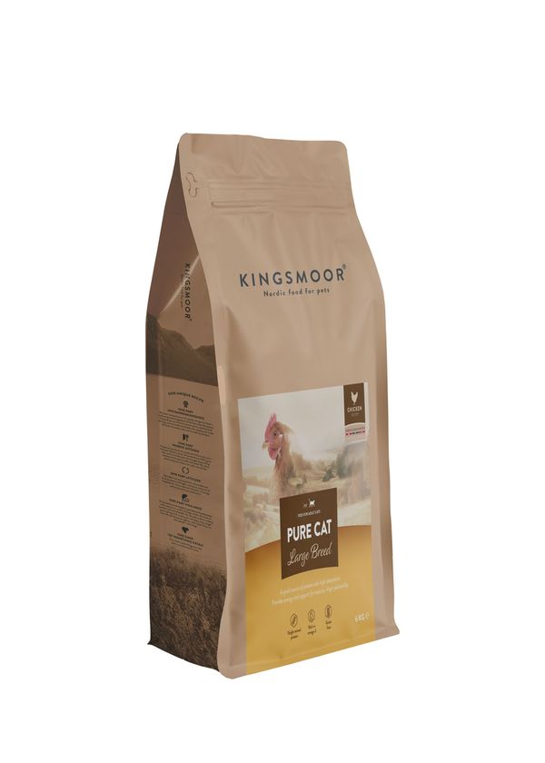 Kingsmoor Kattfoder Nordisk Kyckling Vuxen Stor Katt 6kg