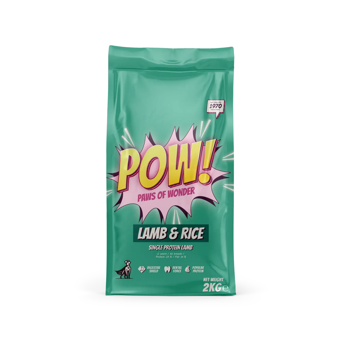 POW Adult Lamb & Rice – torrfoder med lamm