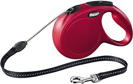 Flexi Koppel New Classic M 8M Lina Röd Max 20 kg