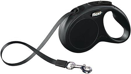Flexi Koppel New Classic S 5M Band Svart Max 15 kg