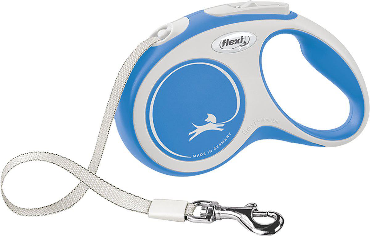 Flexi Koppel New Comfort S 5 m Band Blå Max 15 kg