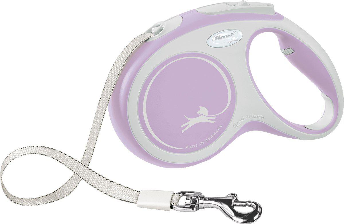 Flexi Koppel New Comfort M 5 m Band Rosa Max 25 kg