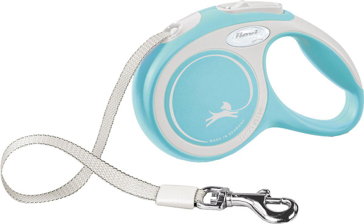Flexi Koppel New Comfort XS 3 m Band Ljusblå Max 12 kg