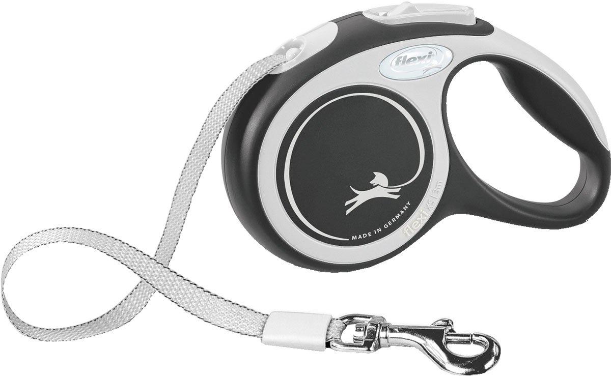 Flexi Koppel New Comfort XS 3 m Band Svart Max 12 kg