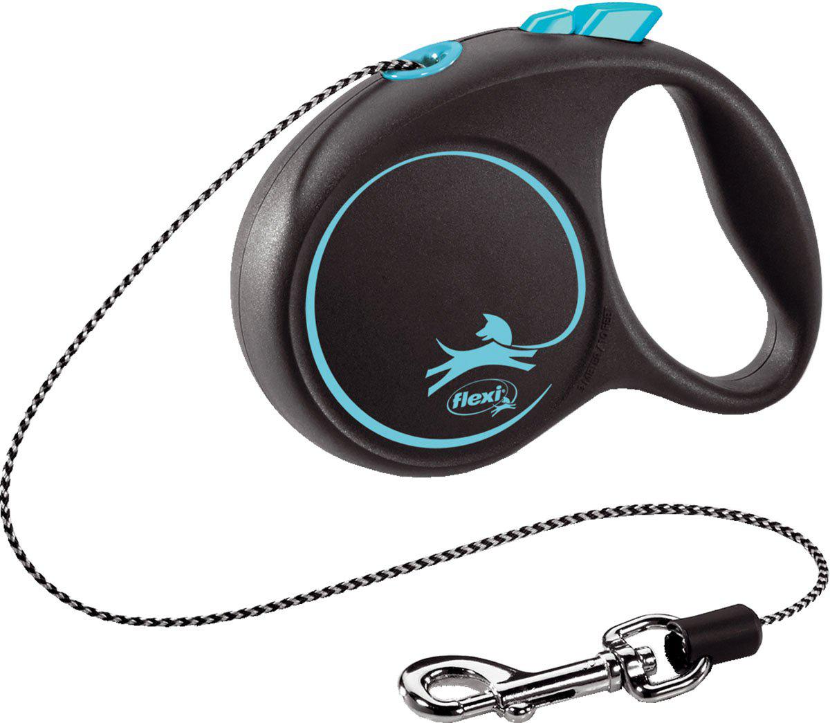 Flexi Koppel Black Design XS 3 m Lina Blå Max 8 kg