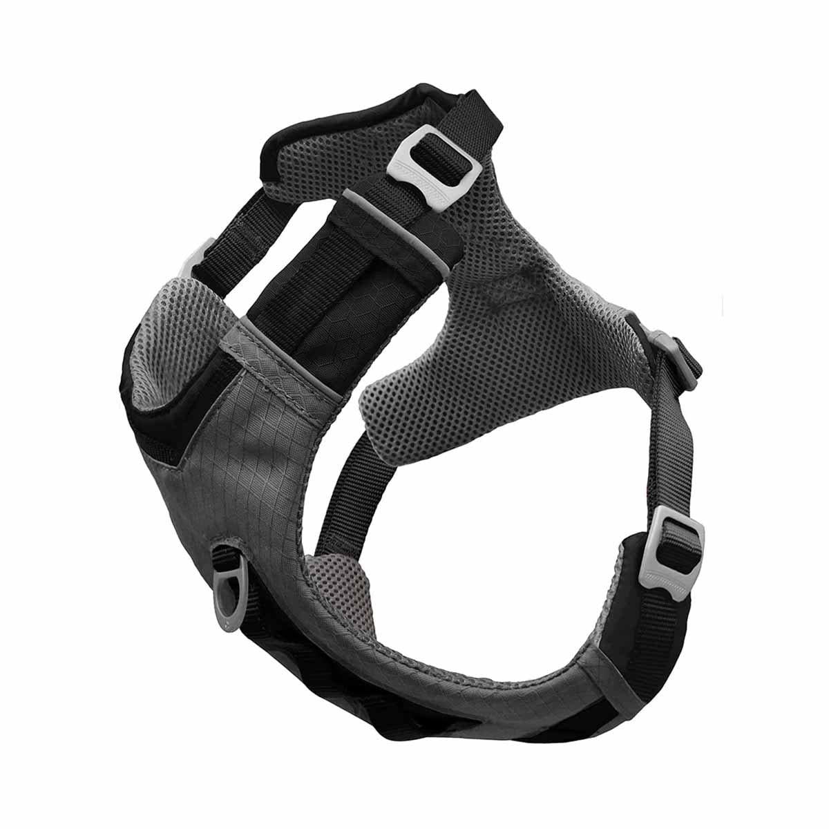 Kurgo Journey Air Harness Black/Gargoyle Grey X-Small