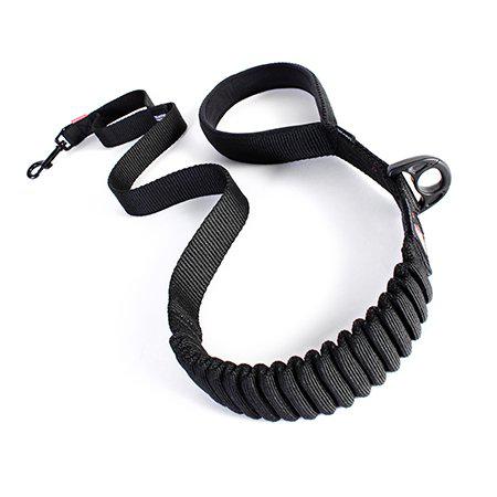 EzyDog Koppel Zero Shock Svart 120 cm Traffic Control