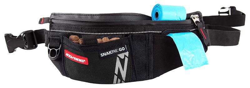 EzyDog Snakpak Treat Bag Go Svart