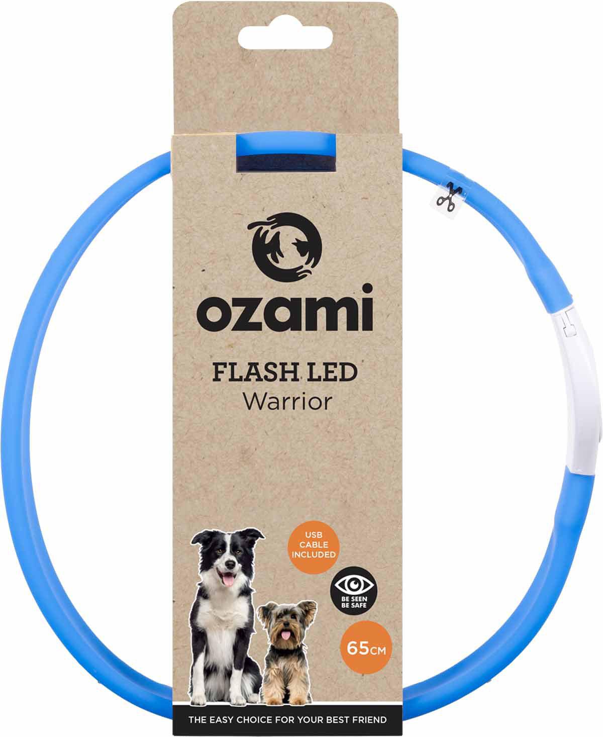 Ozami Flash Led Collor Warrior Blue 65 cm