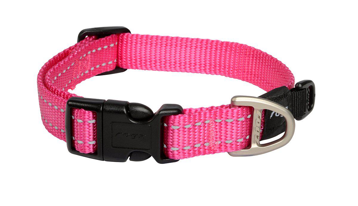Rogz Halsband Utility M Rosa 16 mm 26-40 cm