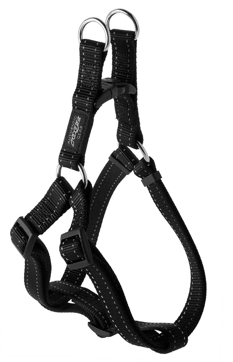 Rogz Sele Step-in Msvart 16 mm 42-61 cm