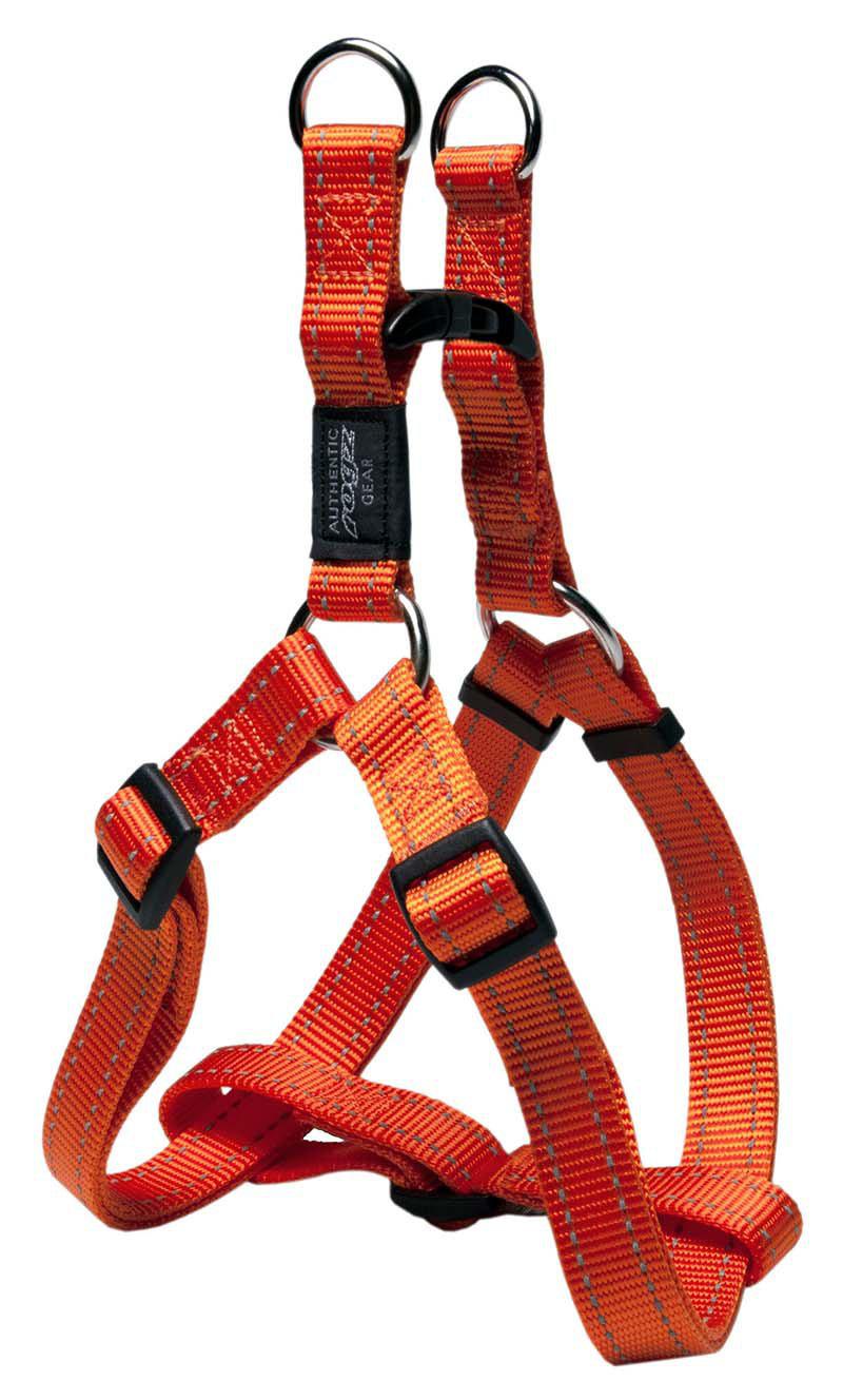 Rogz Sele Step-in XL Orange 25 mm 67-103 cm