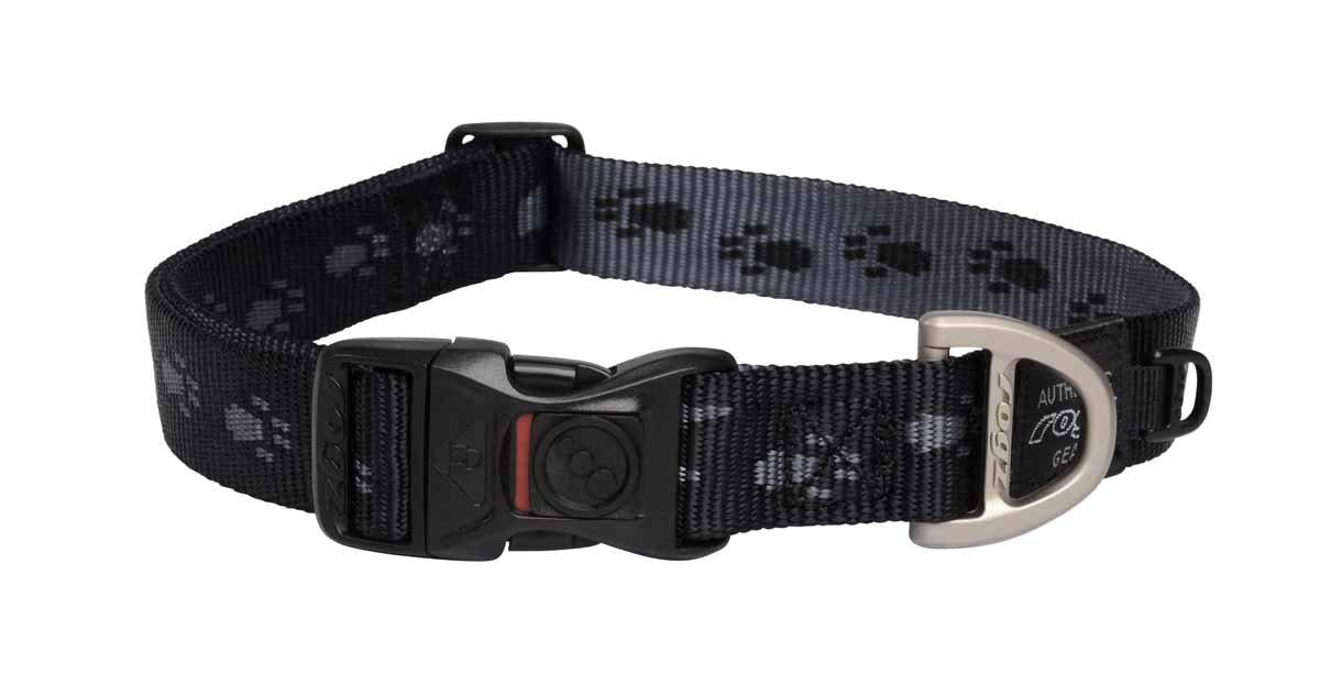 Rogz Alpinist Halsband Svart 43-70 cm