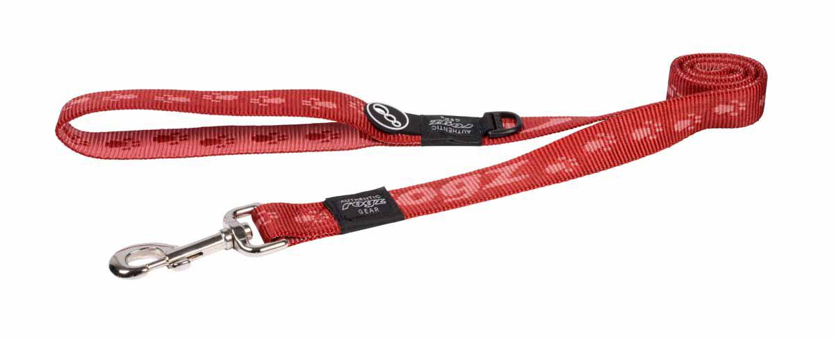 Rogz Alpinist Classic Koppel Röd 25 mm 120 cm