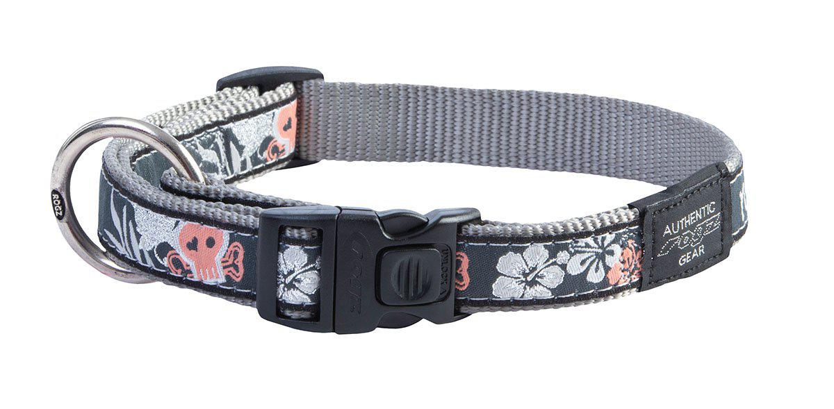 Rogz Fancy Dress Halsband L Coral Silver 20 mm 34-56 cm