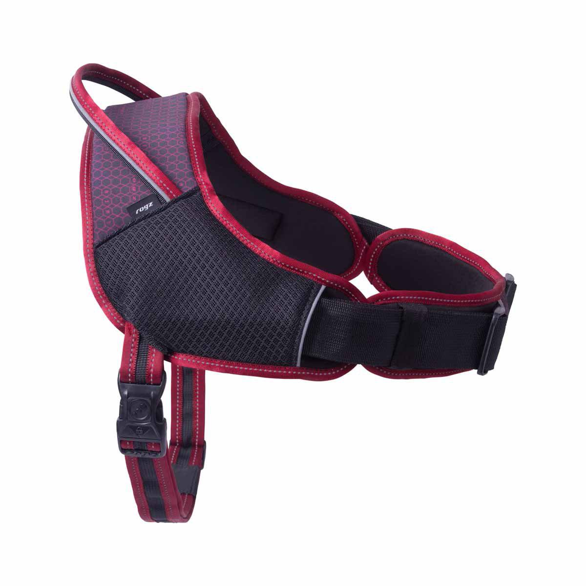 Rogz Airtech Sport Sele M/L Röd 50-63 cm