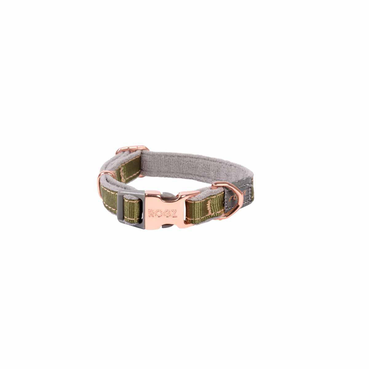 Rogz Urban Halsbandxs Olivgrön 16-22 cm