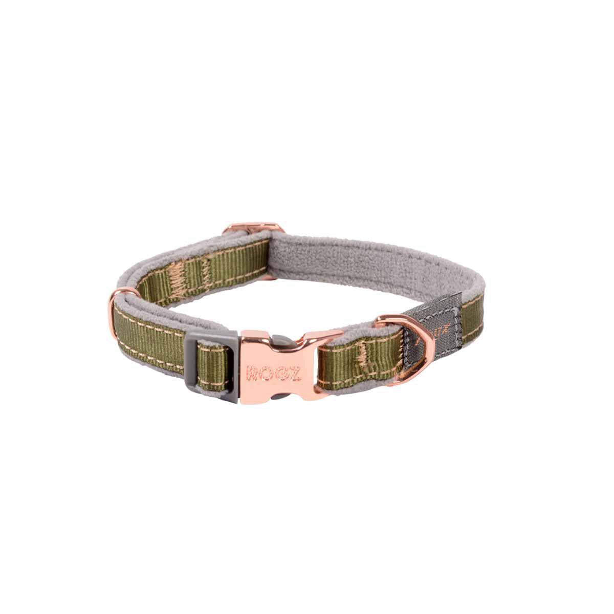 Rogz Urban Halsbands Olivgrön 20-31 cm