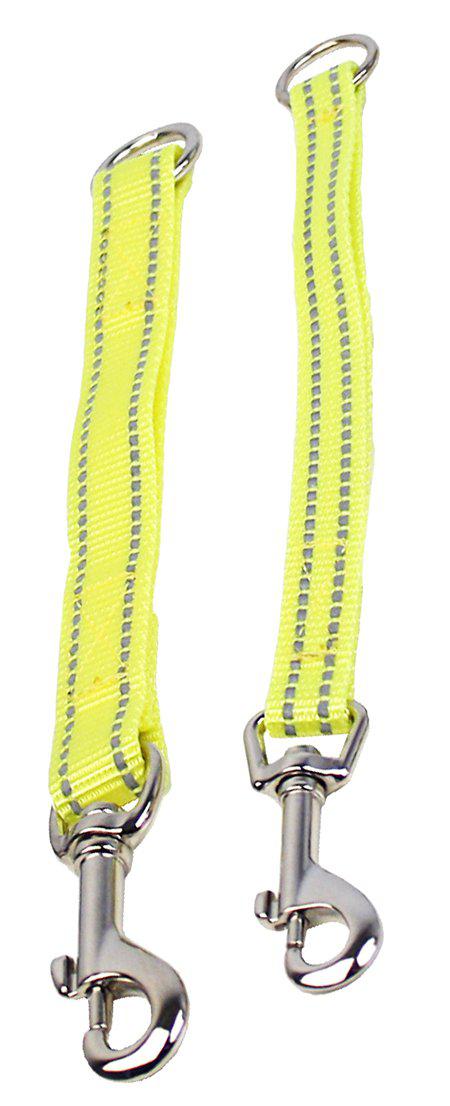 Alac Koppelförlängare Invävd Reflex Neongul 20Mmx25 cm