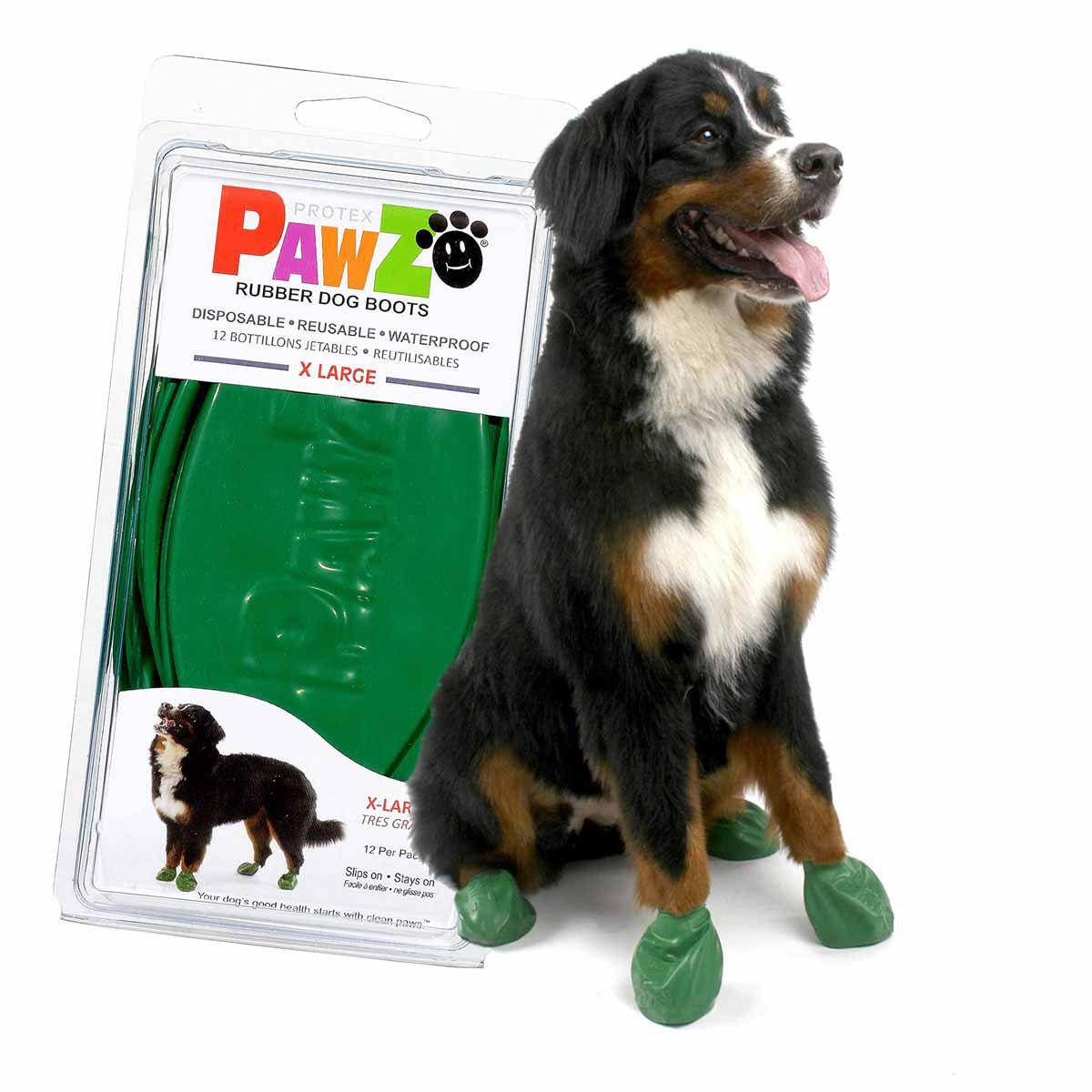 Pawz Dog Boots Color XL Green