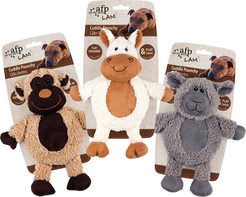 Hundleksak Cuddle Paunchy Djurmix 30 cm