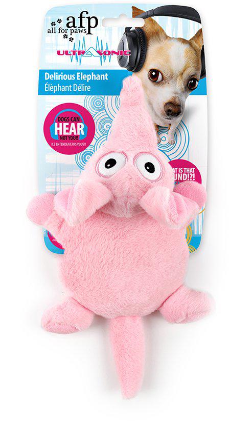 Hundleksak Ultrasonic Delirium Elephant32 cm