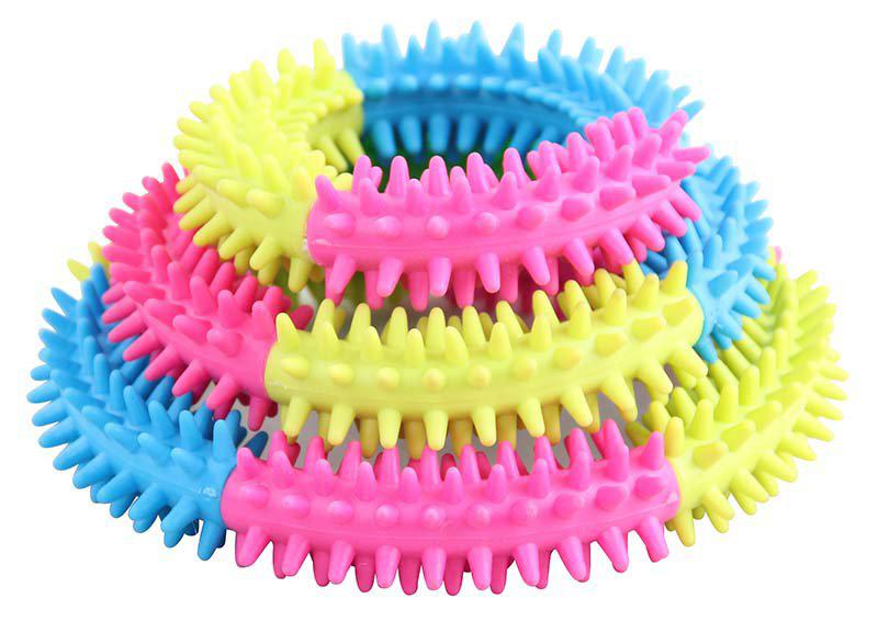 Hundleksak Rainbow World Ring ¢11 cm