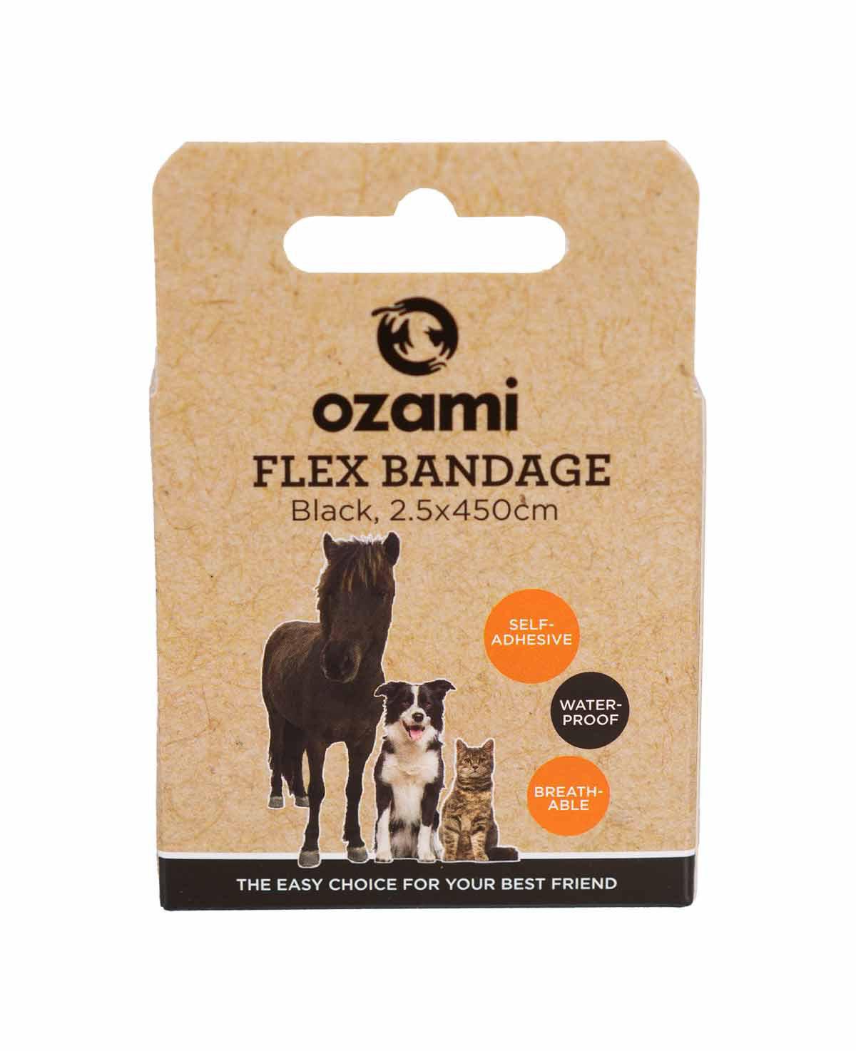 Ozami Flex-Bandage Black 2,5 × 450 cm
