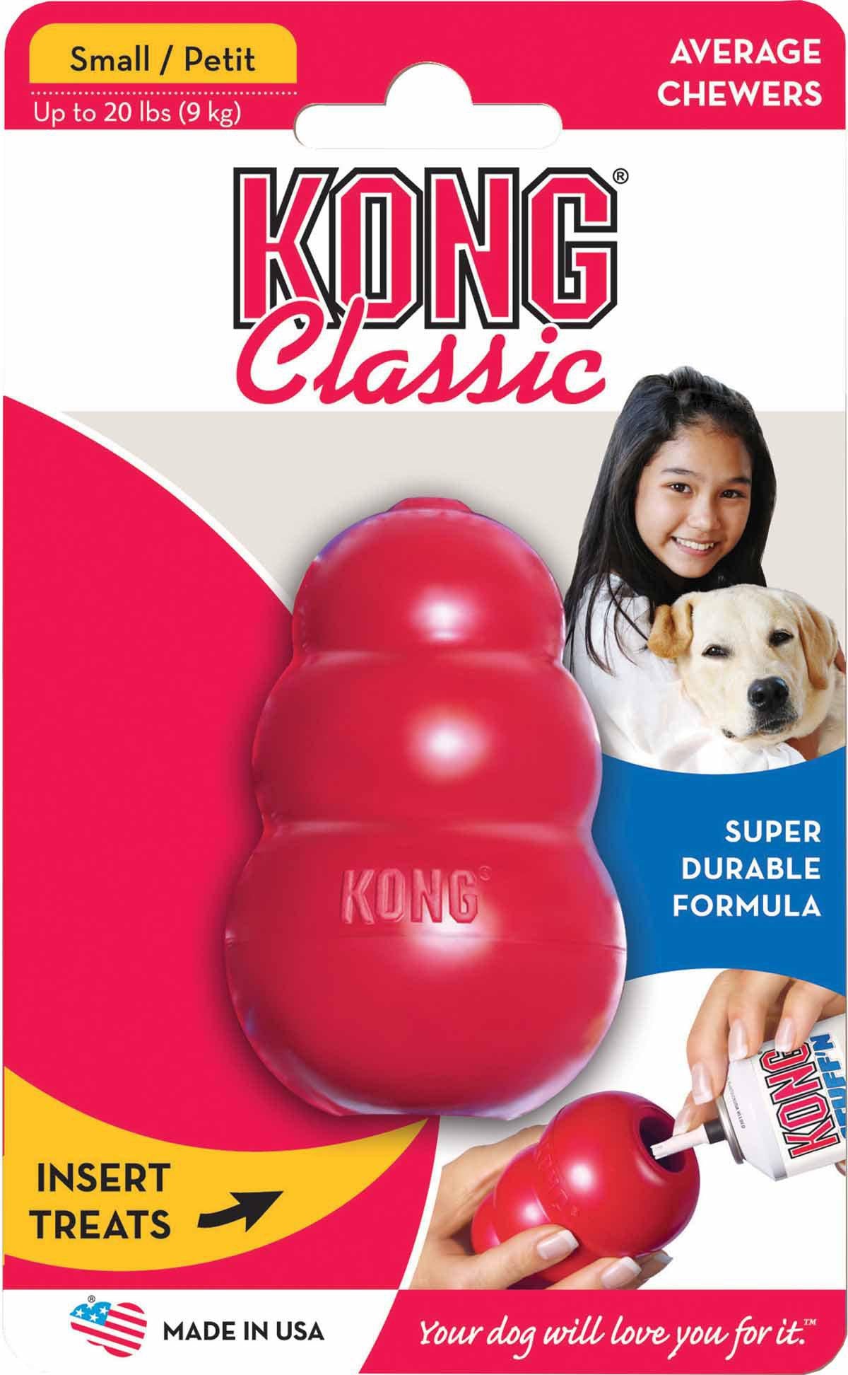 KONG Classic Röd S 7,5 × 4,5 × 4,5 cm