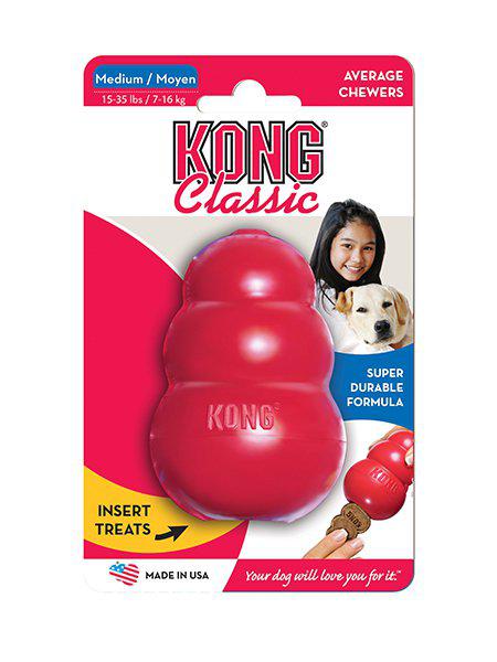 KONG Classic Röd M 9 × 6 × 6 cm