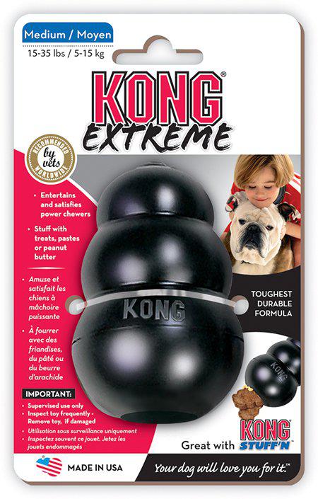 KONG Extreme Svart M 9 × 6 cm