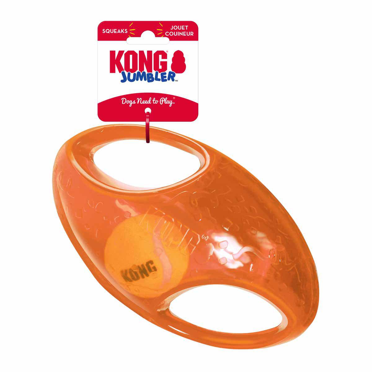 KONG Jumbler Football Mix L/XL 13,5 × 23 × 13,5 cm