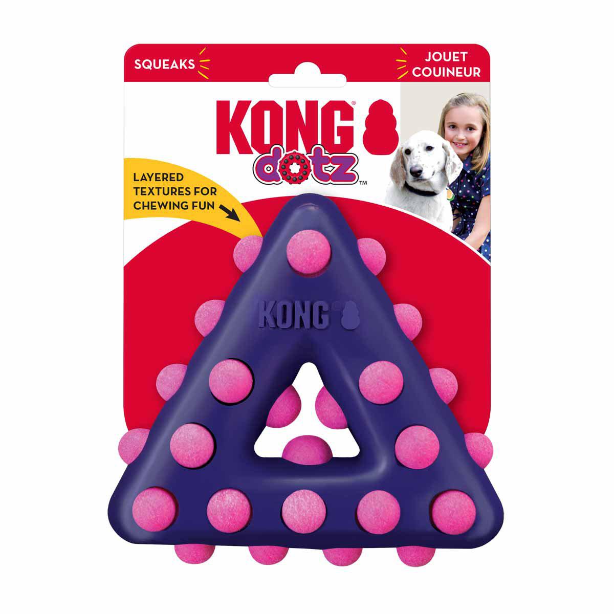 KONG Dotz Triangle Large 4 × 16,5 × 16,5 cm